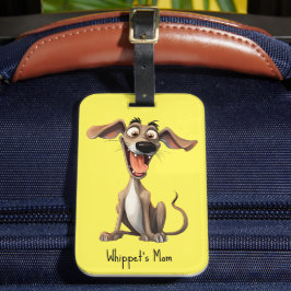 Benutzerdefinierte Farbe und Text, 🐶 verrückte 🤪 Gepäckanhänger