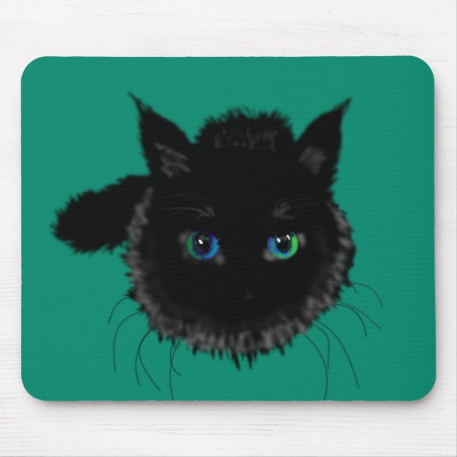 Benutzerdefinierte Farben für die Maus der schwarz Mousepad (Vorne)