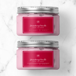 Benutzerdefinierte Farben hinzufügen Logo-Skriptli Adressaufkleber