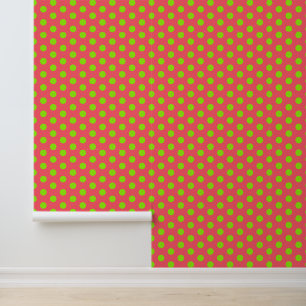 Benutzerdefinierte Farben Polka Dot alle zwei Farb Tapete