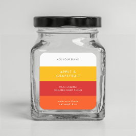 Benutzerdefinierte Farben - Produktkennzeichnung f Quadratischer Aufkleber