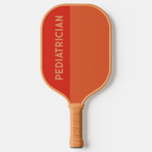 Benutzerdefinierte Farben Retro Rot Orange Kindera Pickleball Schläger