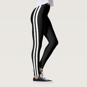 Benutzerdefinierte Farben Schwarz Leggings zwei se