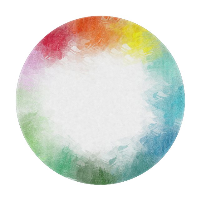 Benutzerdefinierte farbige Vorlage Moderne Elegant Schneidebrett (Vorderseite)