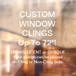 Benutzerdefinierte Fensterklammer AUTOMATISCHER OP Fensteraufkleber