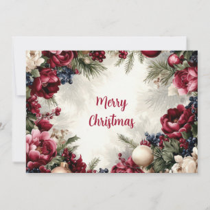 Benutzerdefinierte festliche Weihnachtsgrußkarte Feiertagskarte