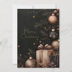 Benutzerdefinierte festliche Weihnachtsgrußkarte Feiertagskarte