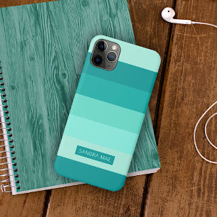 Benutzerdefinierte Fett Aqua Türkis Blau Grün Art  iPhone 16 Pro Max Hülle