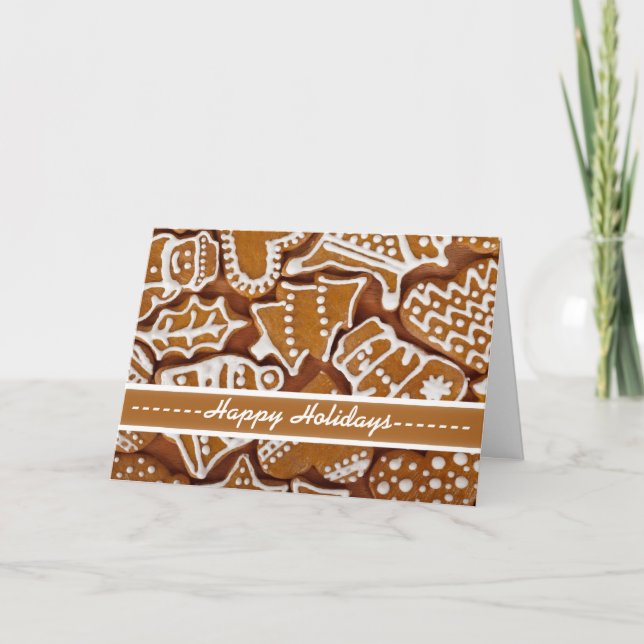 Benutzerdefinierte Fingerbrettkarte Feiertagskarte (Vorderseite)