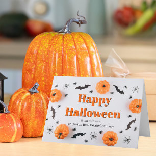 Benutzerdefinierte Firma Frohes Halloween Süß Feiertagskarte