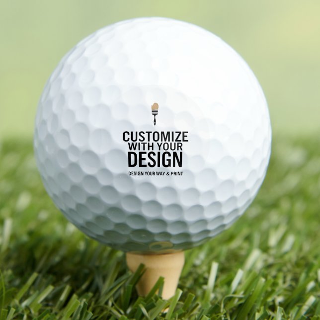 Benutzerdefinierte Firmen-Personalisierte Leere Ma Golfball (Von Creator hochgeladen)