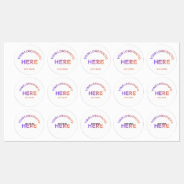 Benutzerdefinierte Firmenlogo-Name-Multi-Design-Au Etiketten