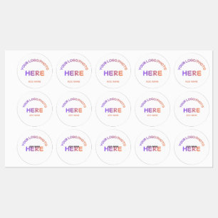 Benutzerdefinierte Firmenlogo-Name-Multi-Design-Au Etiketten