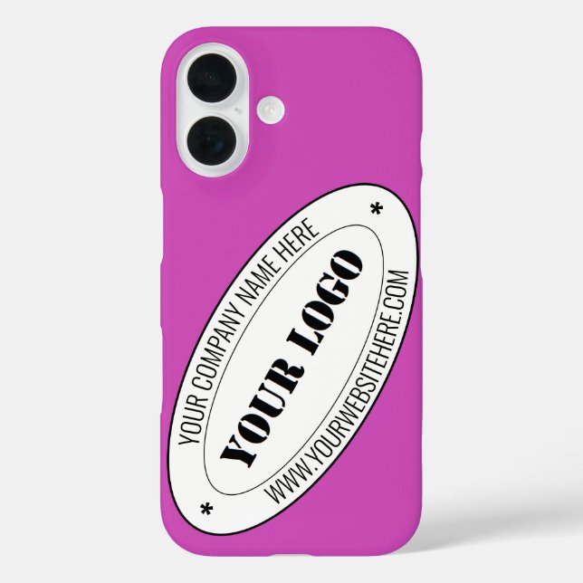 Benutzerdefinierte Firmenlogo und Text-iPhone-Fall Case-Mate iPhone Hülle (Rückseite)