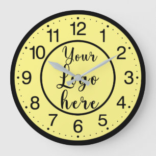 Benutzerdefinierte Firmenlogos Großuhr Große Wanduhr