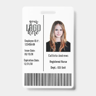 Benutzerdefinierte Firmenmitarbeiter-Foto-Name-Bar Ausweis