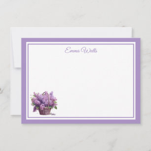 Benutzerdefinierte Flachnotizkarte Mitteilungskarte