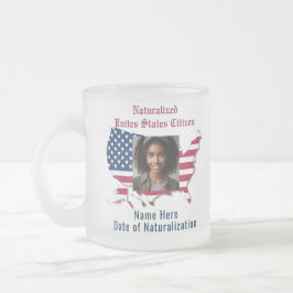 Benutzerdefinierte Flagge, Karte, Naturalized US-B Kaffeetasse