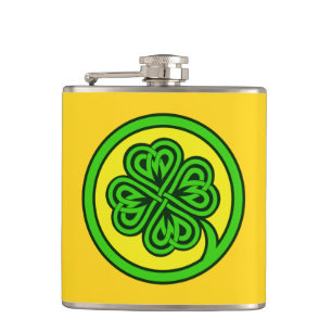 benutzerdefinierte Flasche für das Tribal-Kleeblat Flachmann