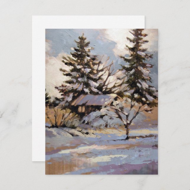 Benutzerdefinierte flatterne Note Card Dankeskarte (Vorne/Hinten)