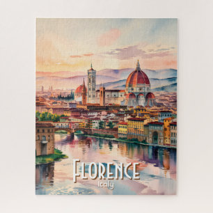 Benutzerdefinierte Florenz Duomo Kathedrale Aquare Puzzle