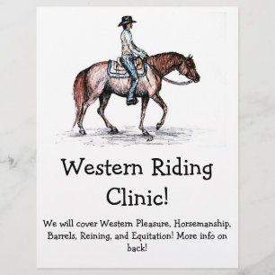 Benutzerdefinierte Flyer für Stall- oder Pferdever