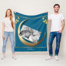 Benutzerdefinierte Foto-Baby-Fleece-Decke