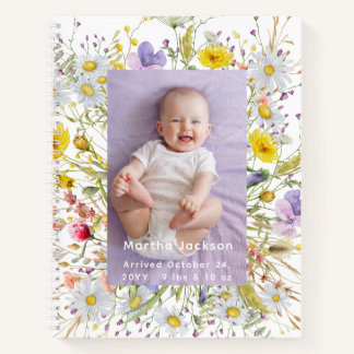 Benutzerdefinierte Foto-Babynamen-Vorlage Personal Notizbuch
