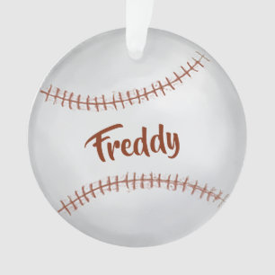 Benutzerdefinierte Foto-Baseball-Einfache Typograf Ornament