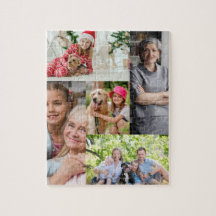 Benutzerdefinierte Foto-Familien-Collage Einfache 