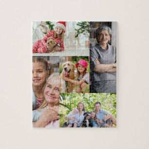 Benutzerdefinierte Foto-Familien-Collage Einfache Puzzle
