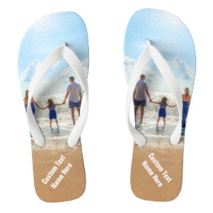 Benutzerdefinierte Foto-Flip-Flops geben Fotos und Flip Flops