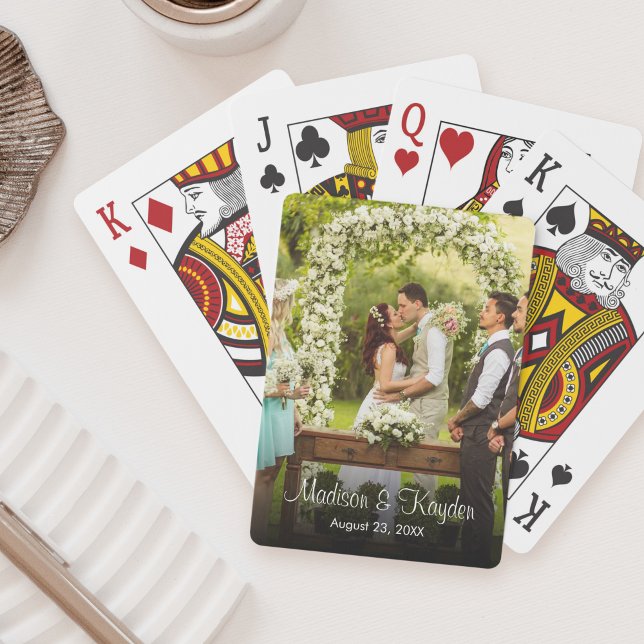 Benutzerdefinierte Foto-Gastgeschenk Hochzeit Spielkarten (Von Creator hochgeladen)