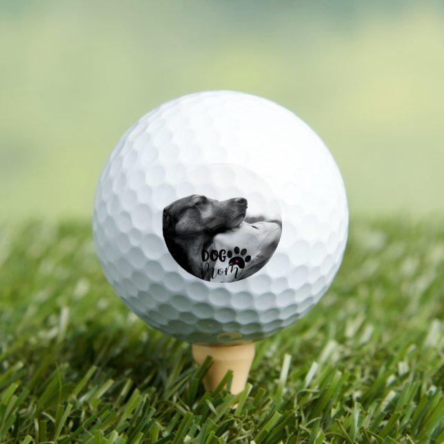 Benutzerdefinierte Foto-Hunde-Mama Golfball (Insitu T-Shirt)