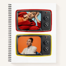 Benutzerdefinierte Foto in Vintagen TVs Pop Art St