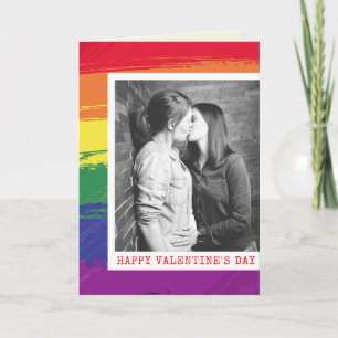 Benutzerdefinierte Foto LGBT-Prix-Valentinkarte Karte