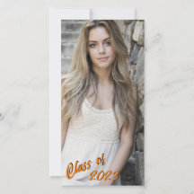 Benutzerdefinierte Foto-Long- und Skinny-Orange-Kl