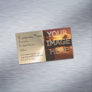 Benutzerdefinierte Foto-Magnet-Geschäftskarten Magnetische Visitenkarte