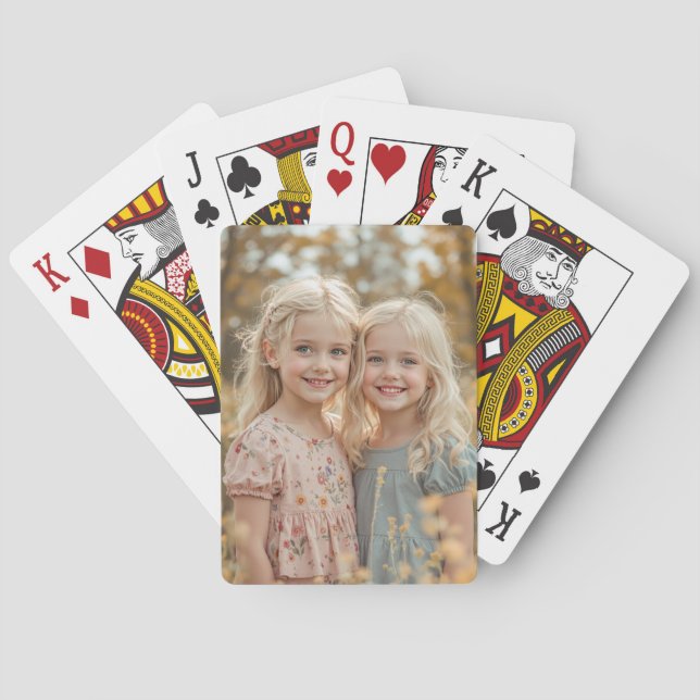 Benutzerdefinierte Foto-Poker-Karten Spielkarten (Rückseite)