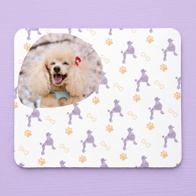Benutzerdefinierte Foto-Pudel-Lavendel-Mauspad für Mousepad (Von Creator hochgeladen)