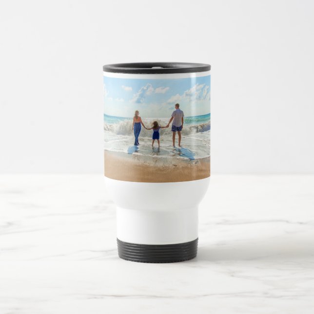 Benutzerdefinierte Foto-Reisen Mug Ihre Lieblings- Reisebecher (Mittel)