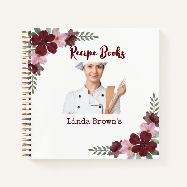 Benutzerdefinierte Foto-Rezeptbücher Notizbuch (Vorderseite)
