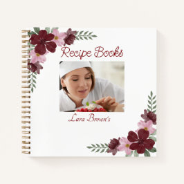 Benutzerdefinierte Foto-Rezeptbücher Notizbuch