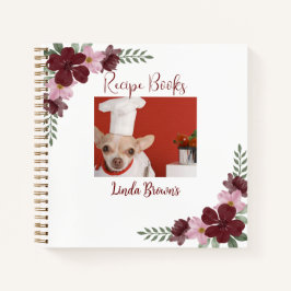 Benutzerdefinierte Foto-Rezeptbücher Notizbuch