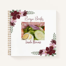 Benutzerdefinierte Foto-Rezeptbücher Notizbuch
