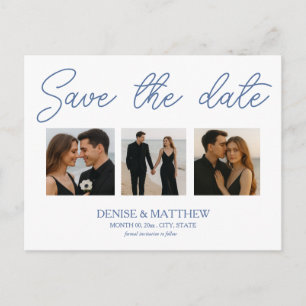 Benutzerdefinierte Foto-Save-the-Date-Postkarte Ankündigungspostkarte