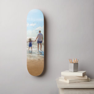 Benutzerdefinierte Foto-Skateboard Geschenke für I Skateboard