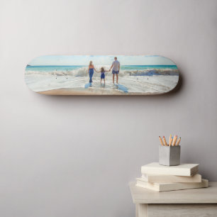 Benutzerdefinierte Foto-Skateboard Geschenke für I Skateboard