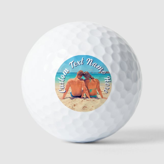 Benutzerdefinierte Foto-Stempel Golfbälle Personal (Vorderseite)