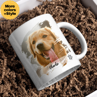 Benutzerdefinierte Foto-Tasse mit Namen - Moderne Kaffeetasse